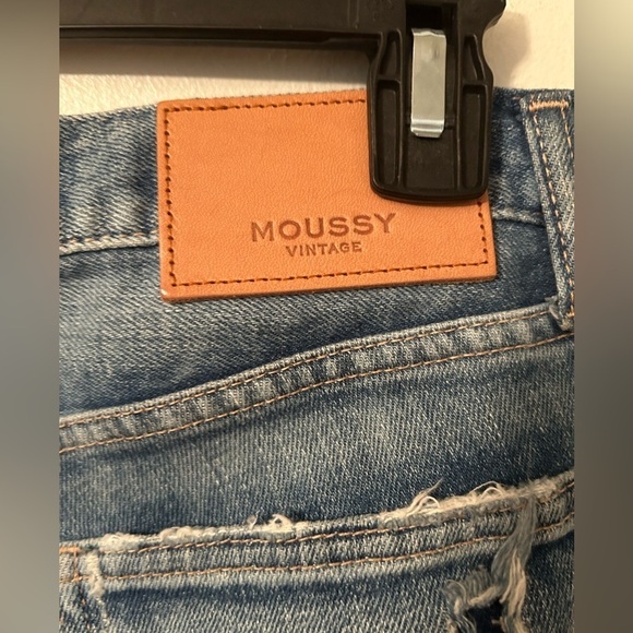 Moussy Vintage Li Howa Jeans 27 Distressed Stretch Light Wash Japan - Picture 10 of 16